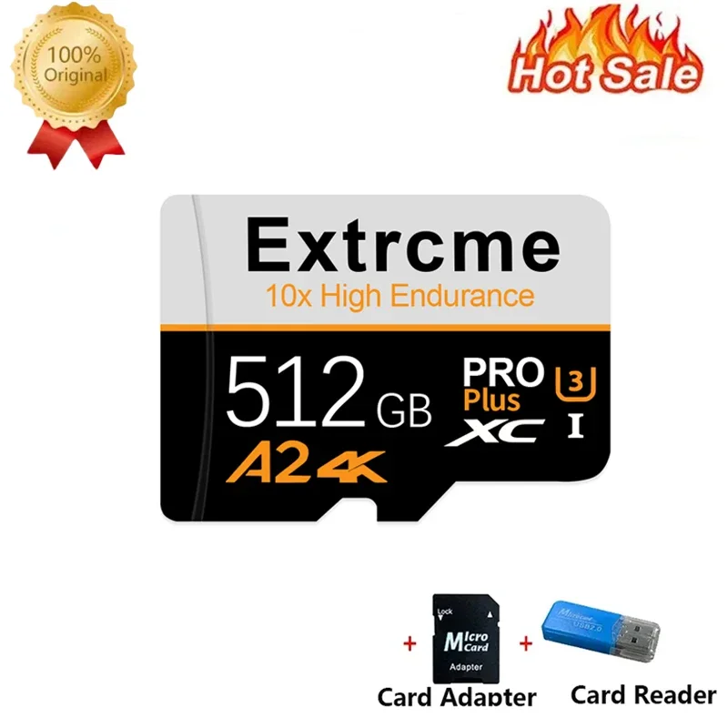 512GB UHS-I 128GB A2 Memory Card 256GB Micro TF SD Card TF Flash Card 32GB 64GB U3 Memory Card For Camera/phone/Drone