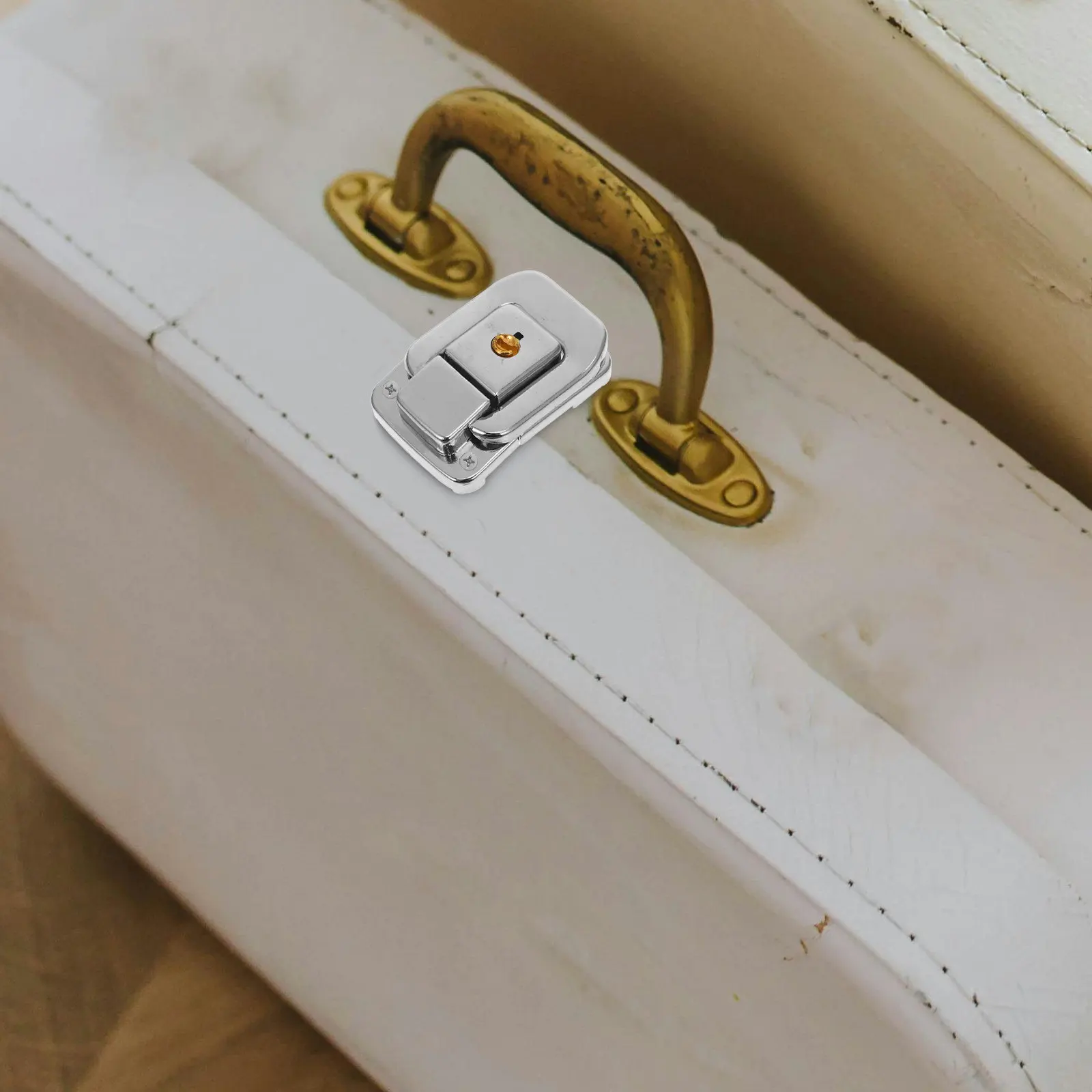 Heavy Duty Metal Toggle Latch Suitcase Lock Hasp for Travel Bags Guitar Cases Jewelry Boxes Cabinet Mini Hasp Latch