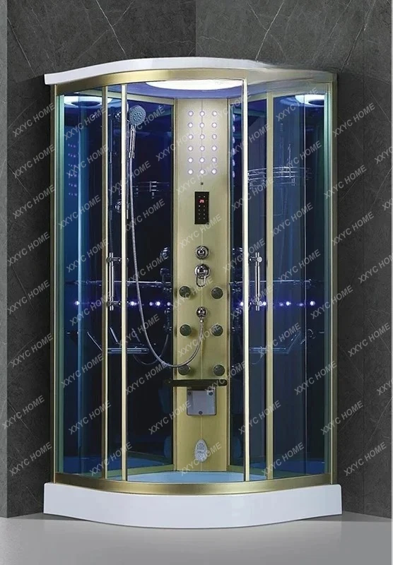 AASteam Shower Room Integral Bathroom Household Integrated Sliding Door Dry And Wet Separation Bath Room Fan