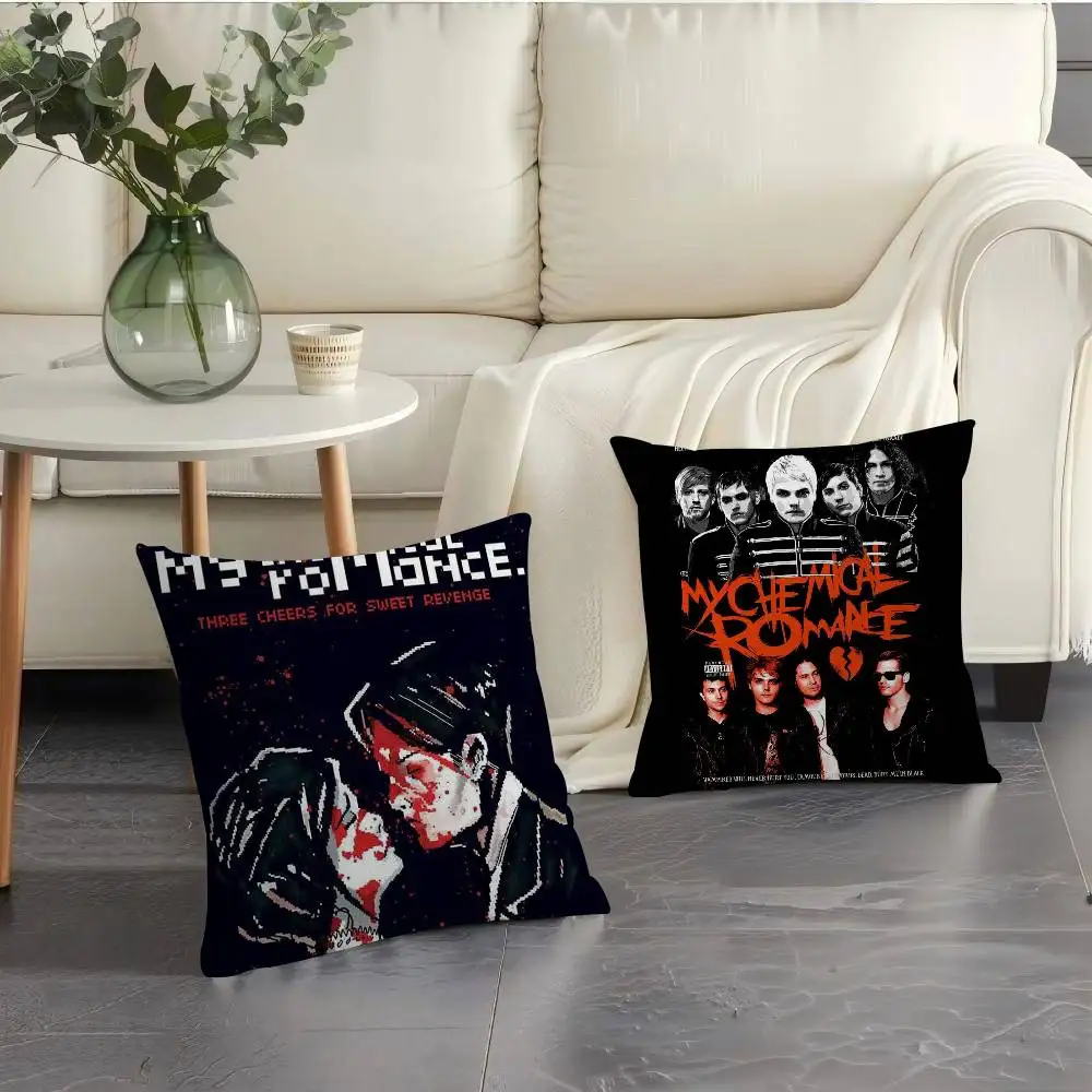 

Наволочка с принтом рок-группы My Chemical Romance для спальни, гостиной и дивана, декоративная наволочка для подушки