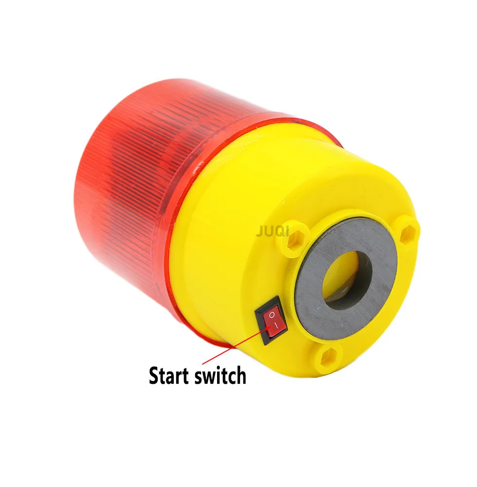 Solar-LED-Notfallwarnlampe, Nachtsicherheit, Verkehr, Marine, Warnsignallampe, Blitzlampe für die Baustelle im Freien