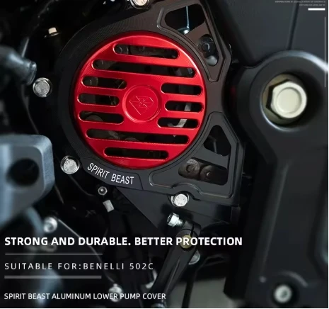 

Suitable for Benelli Big Devil 502C pinion cover modified motorcycle small tooth chain cover left rear cover