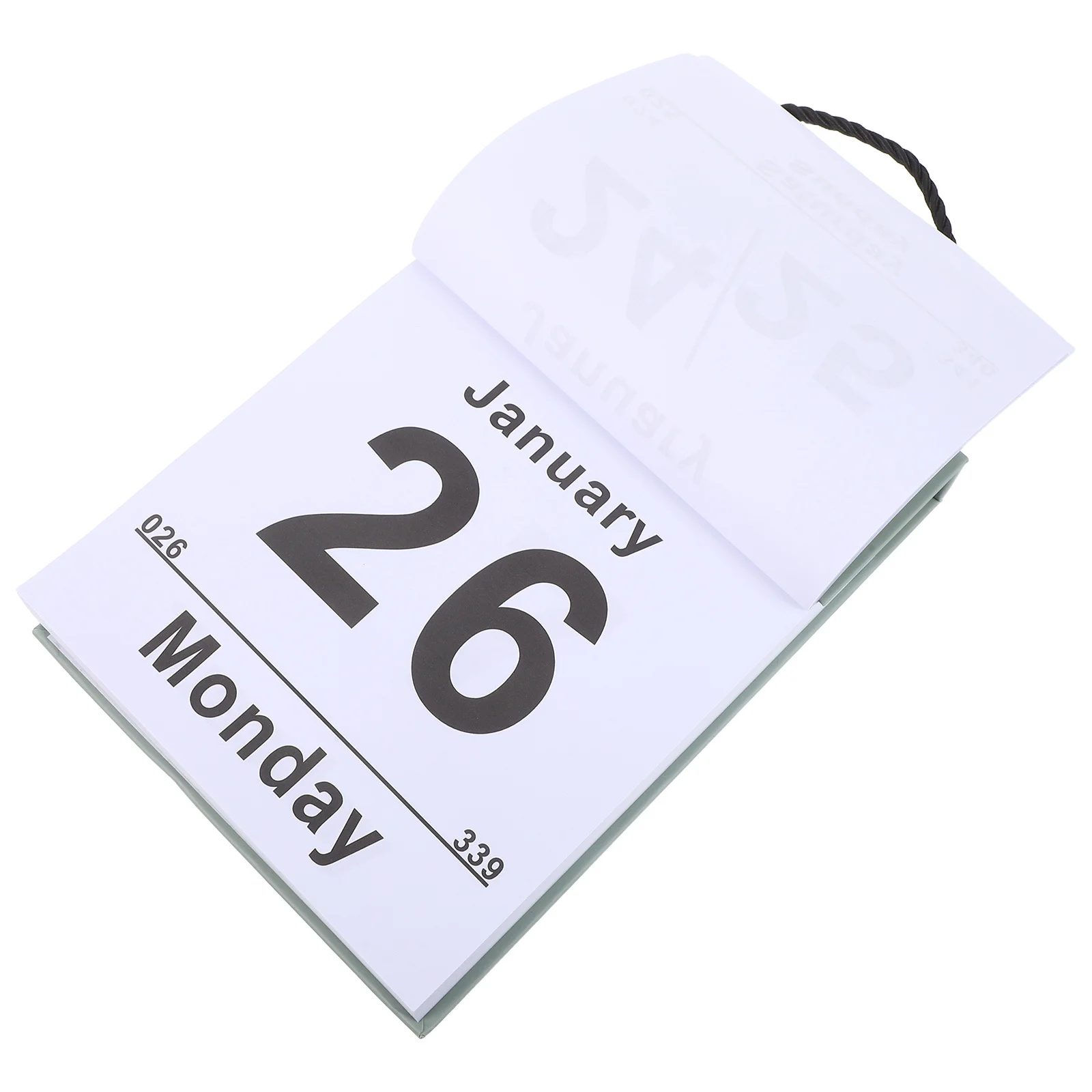 

Tear-Off Daily Wall Calendar 2026 Large Print Vertical Hanging Date Planner for Home Office School Study Room Clear Bold Letter