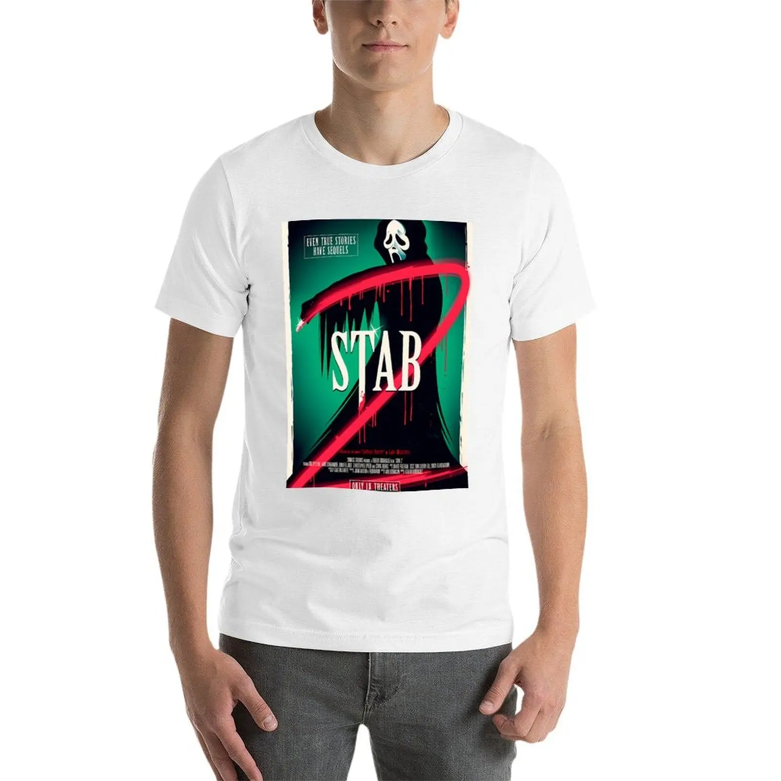 Modernes Stab 2-T-Shirt, T-Shirts für Herren, grafisches Vintage-T-Shirt, lustige T-Shirts für Herren