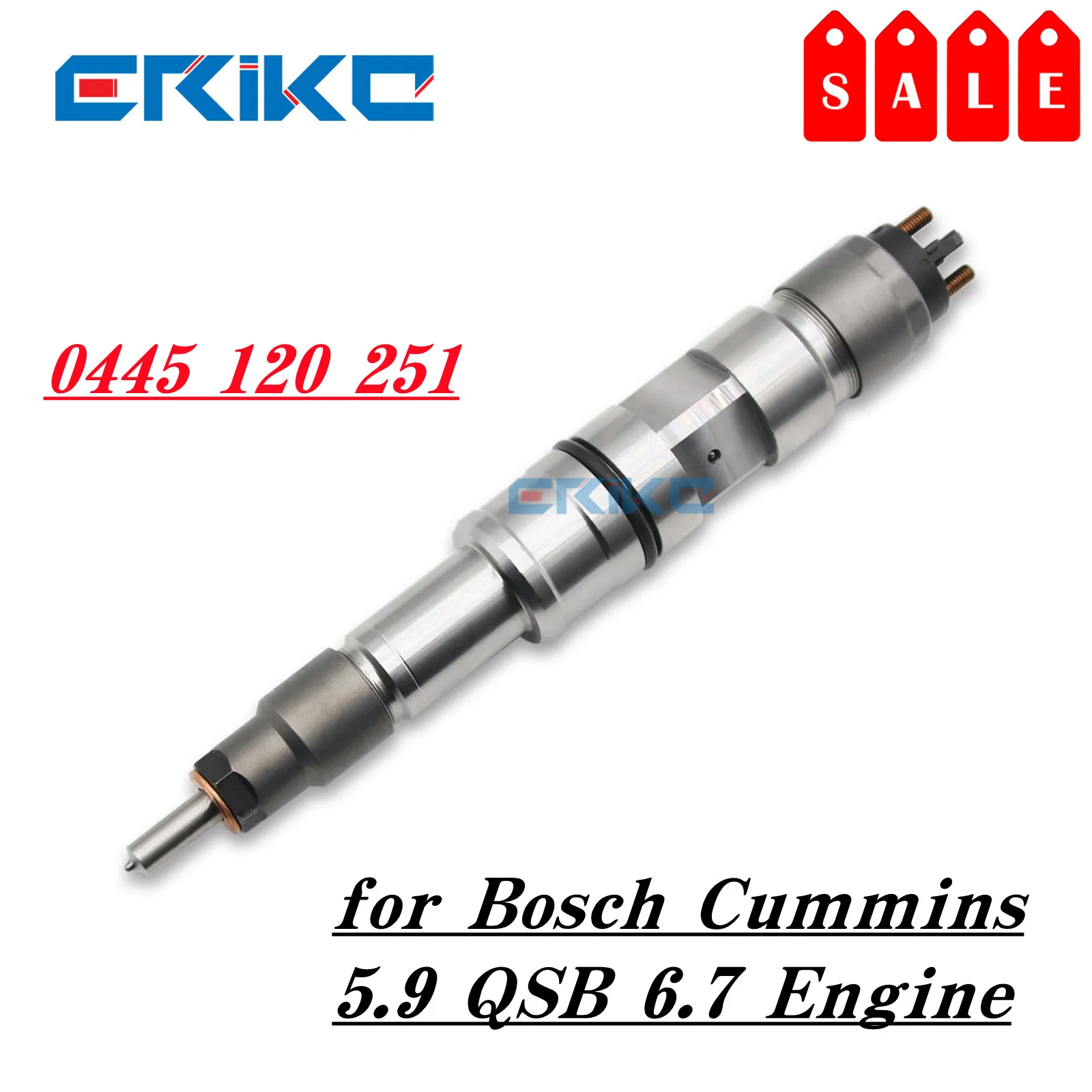 

0445 120 251 Fuel Injector 5263314 Common Rail Injection Nozzles 0445 120 251 for Bosch Cummins 5.9 QSB 6.7 Engine 0 445 120 251