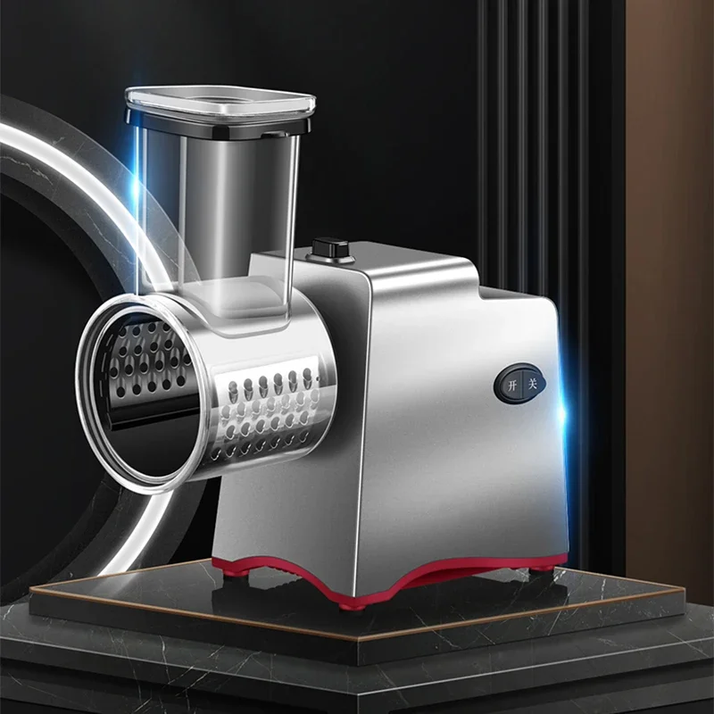 Electric 5 Knives Full-Automatic Vegetable Slicer Multi-Function Household Potato Cutter Shredder 220V