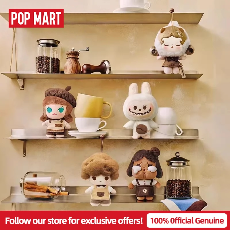 

Genuine POP MART POP BEAN COFFEE FACTORY Series Blind Box Toys Kawaii Anime Action Figure Surprise Mystery Box Dolls Girls Gift