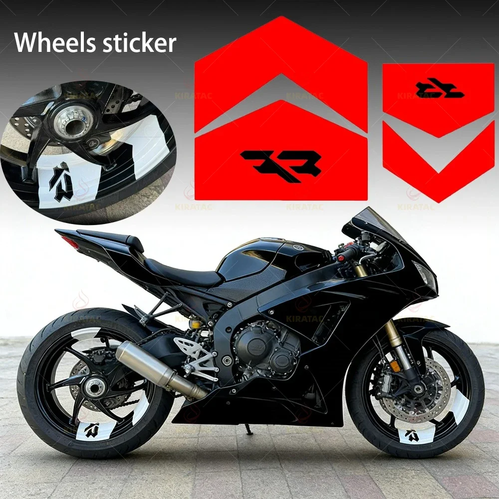 Motorcycle Wheel Hub Arrow Stickers 2PCS, Waterproof Vinyl Decals for Motorbike Rim Modification DIY Decoration