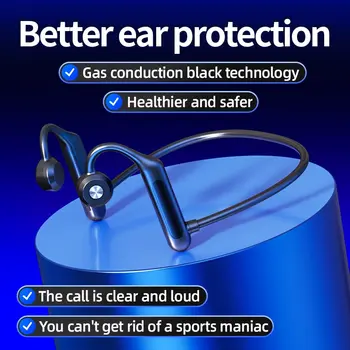 G25 Wireless Headset Bluetooth Earphone Headphones 5.3 Bone Conducting OpenEAR Large Capacity Battery Stereo Waterproof Earbuds