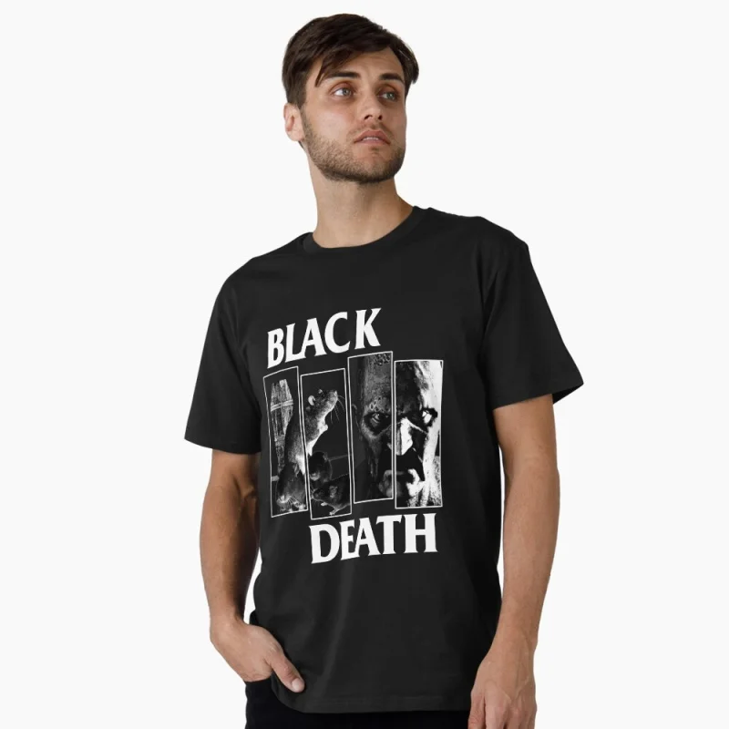 

Black Death (Nosferatu) Scary halloween Gift t shirt Scream film Graphic clothes 100% cotton printed All size tops S-6XL