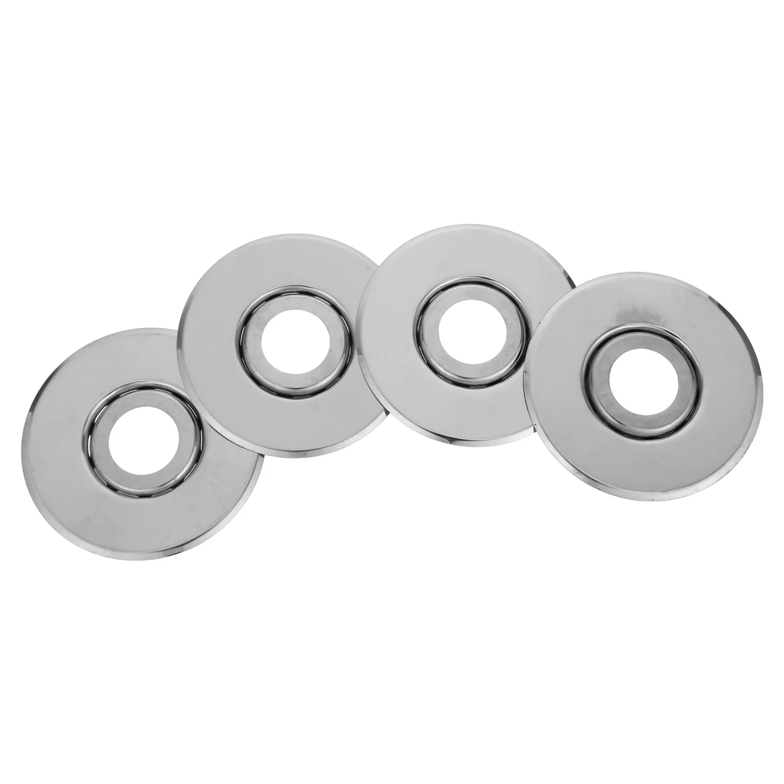4pcs Fire Sprinkler Escutcheon Cover Plate Skirt Trim For Seamless Ceiling Integration Heat Resistant Easy Installation