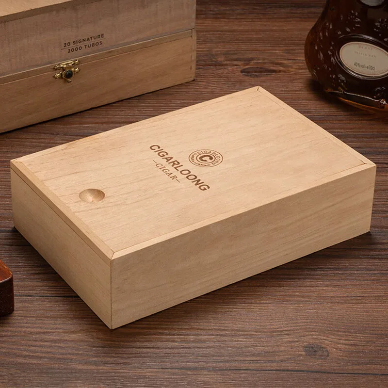 Portable Cedar Wood Cigar Travel Case, Cedar Wood Holder, Cigar Box, Cigar Accessories