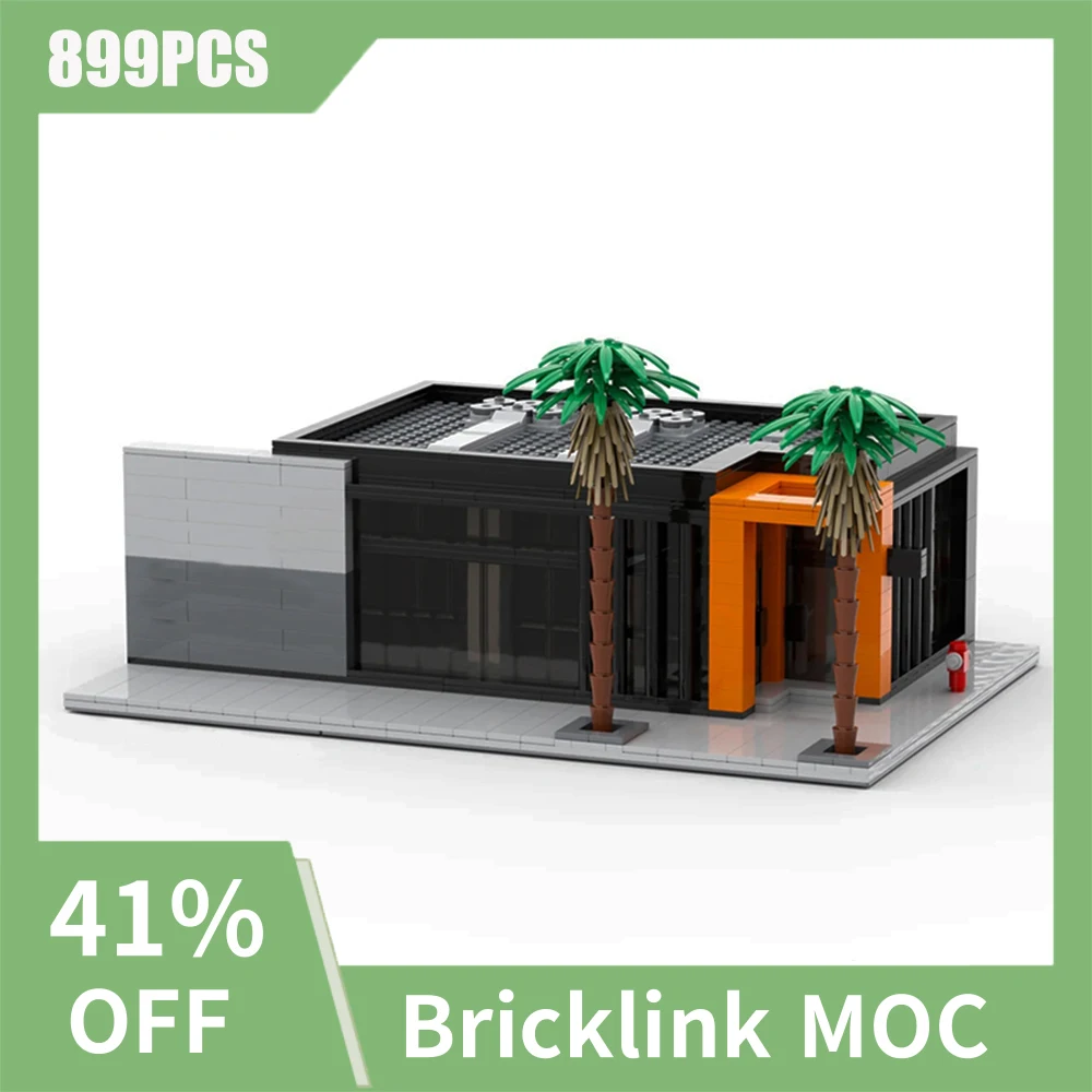 NEW 899PCS City Hot Selling Street View Moc Modular MIKE Flagship Store model DIY creative ideas Child Toy birthday Gift Blocks