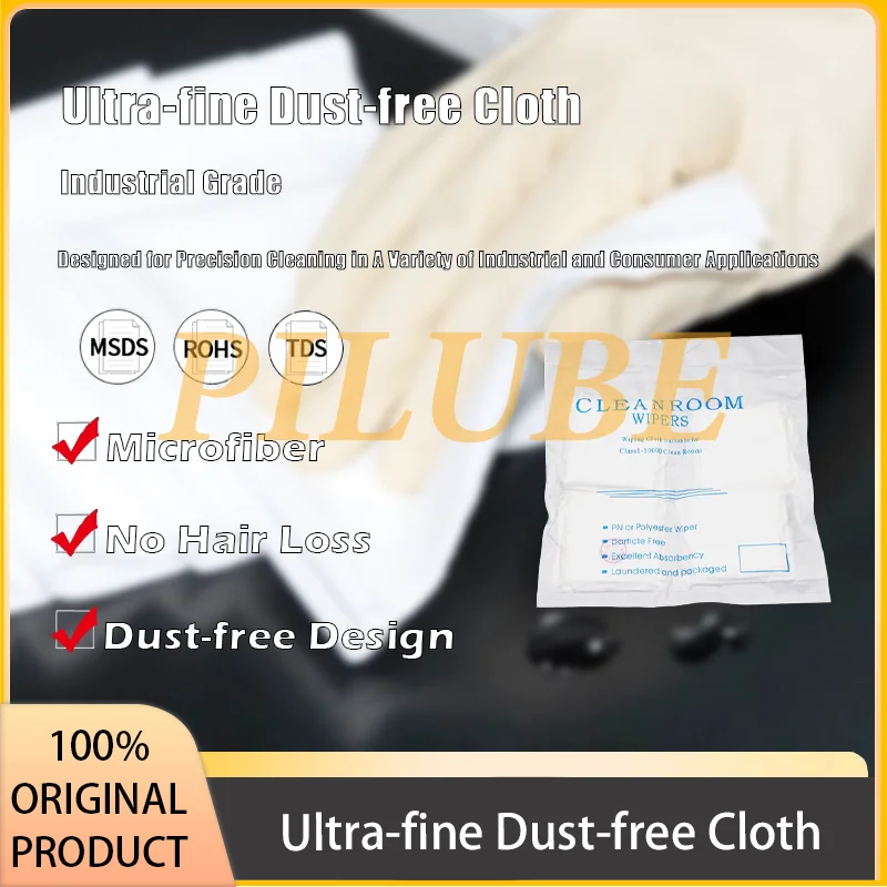 Paño ultrafino sin polvo para reparación móvil, limpieza industrial y mantenimiento de pantallas electrónicas y lentes Producto original
