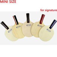 Souvenir YINHE Mini Table Tennis Blade for Collection Display Small Size Pingpong Racket for Children Signature Interest Racket