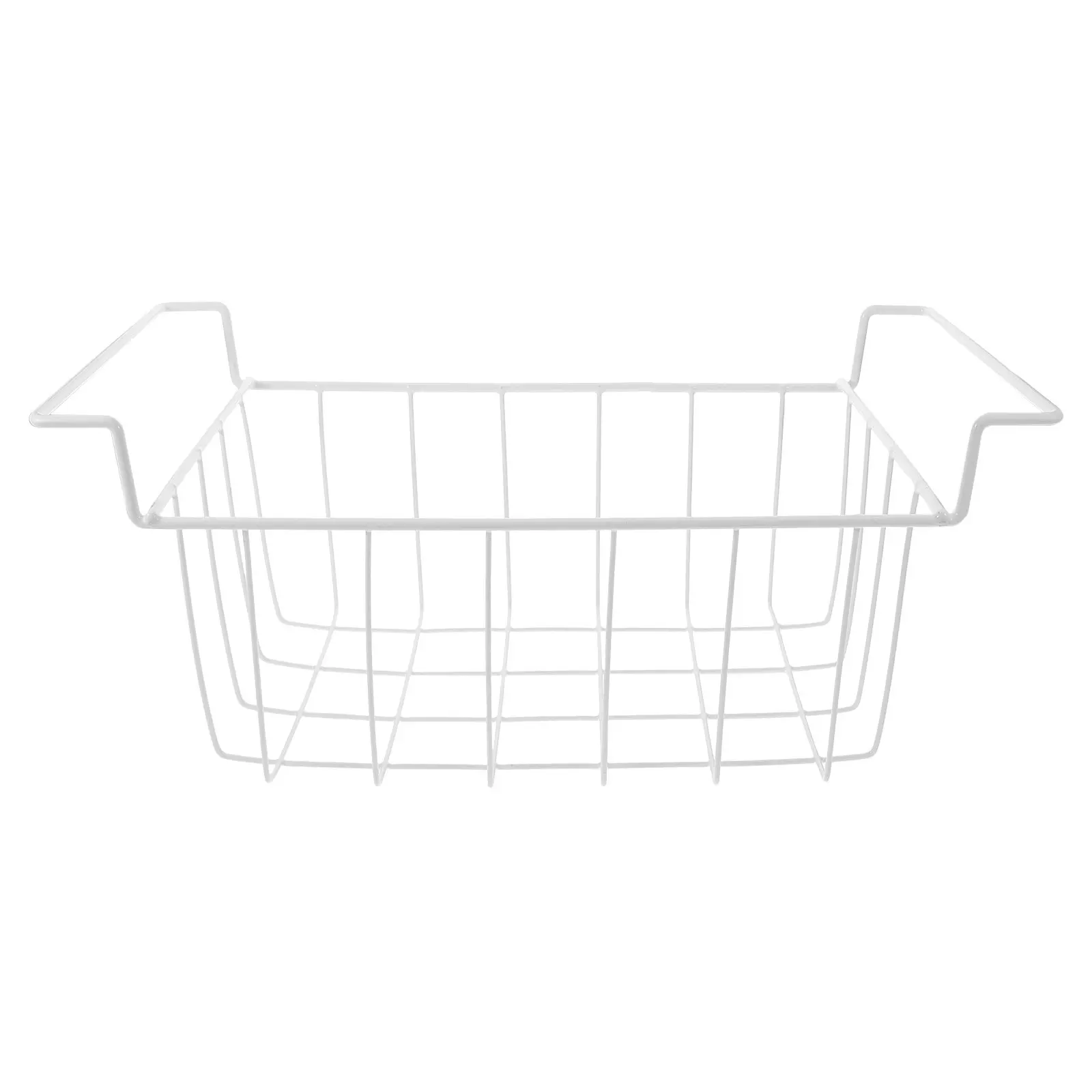 

Freezer Compartment Organizer Hanging Rack Wire Basket Adjustable Dividers Space-Saving Storage Solution for Upright Chest