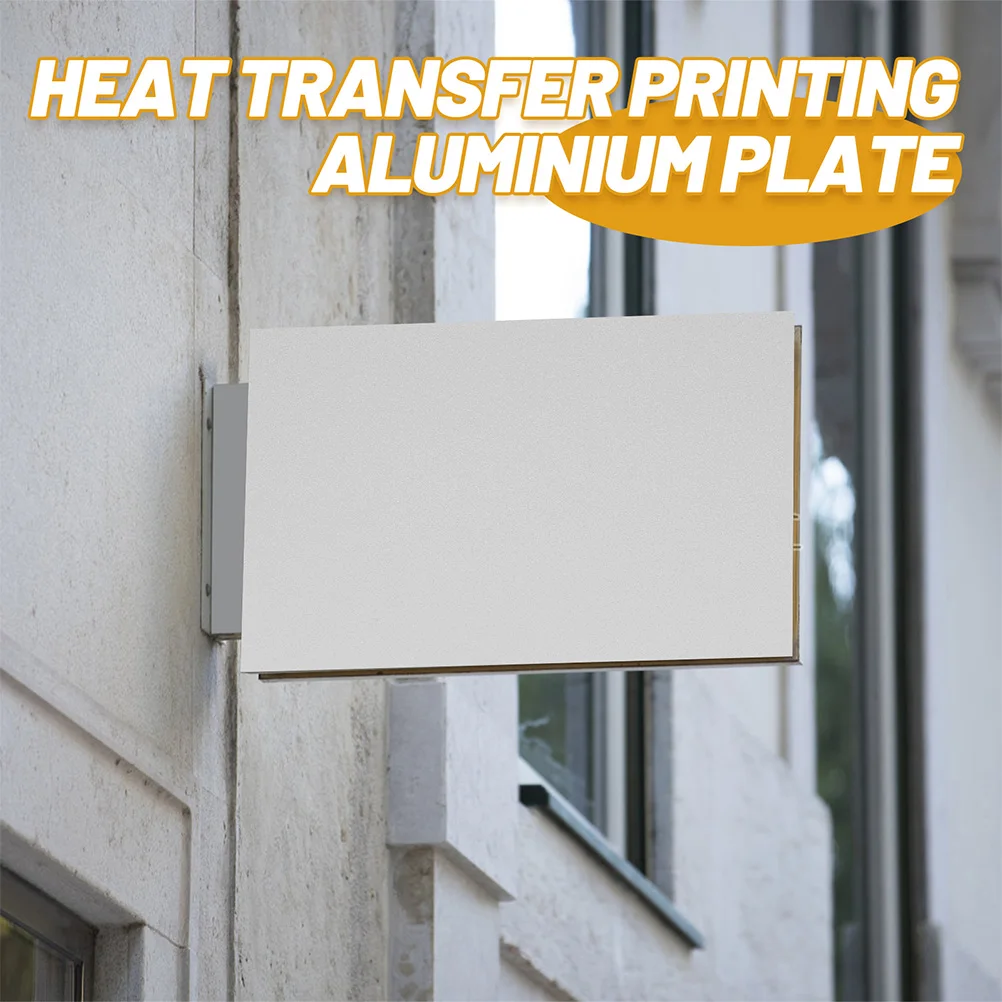 3 Stück Sublimations-Aluminium-Rohlinge, Metallbleche, DIY-Fotorahmen, Wandposter, Schild, rostfrei, glatte Oberfläche, klarer Druck, langlebig