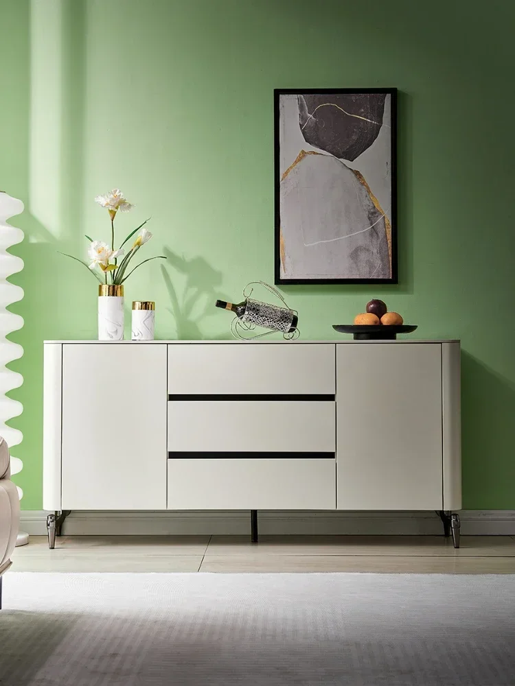 Stenen plaat entreekast modern minimalistisch huis hal locker theekast decoratieve multifunctionele dressoirkast