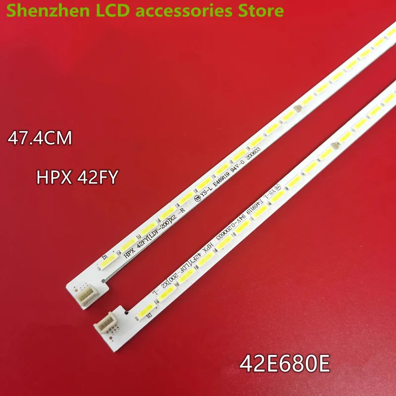 ل 42 بوصة Skyworth 42E680E HPX 42FY LDF-200 X2- L R GT-5300-AZ42000A0 47.4 سنتيمتر 60LED 100% جديد LED الخلفية قطاع