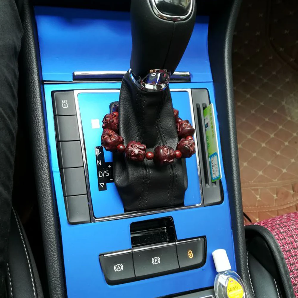 For Skoda Superb 2016-2022 Interior Central Control Panel Door Handle Carbon Fiber Stickers Decals Car Styling Accessorie