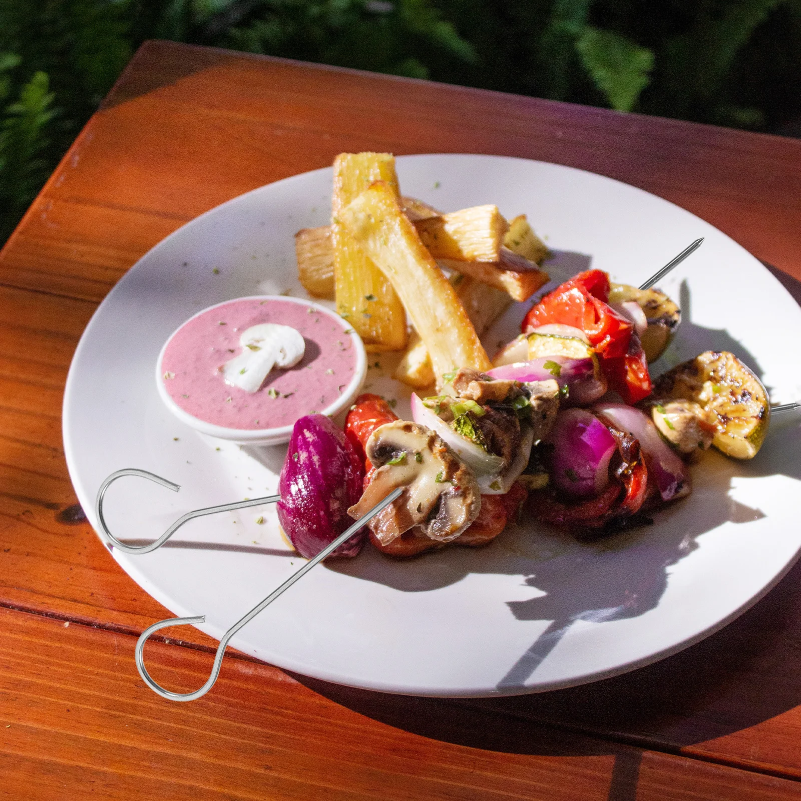 

50Pcs Stainless Steel Grilling Skewers Top-Ring Design for and Hang Barbecue Tools Grilling Skewers Barbecue Skewer