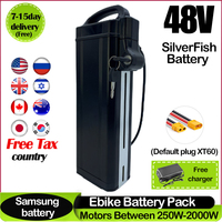 Electric Bike Battery 48V 30Ah 40Ah 50Ah Folding SilverFish E bike Batteries For Fiido T1 Cargo T1 Pro Fiido L2 Fiido Q2 Battery