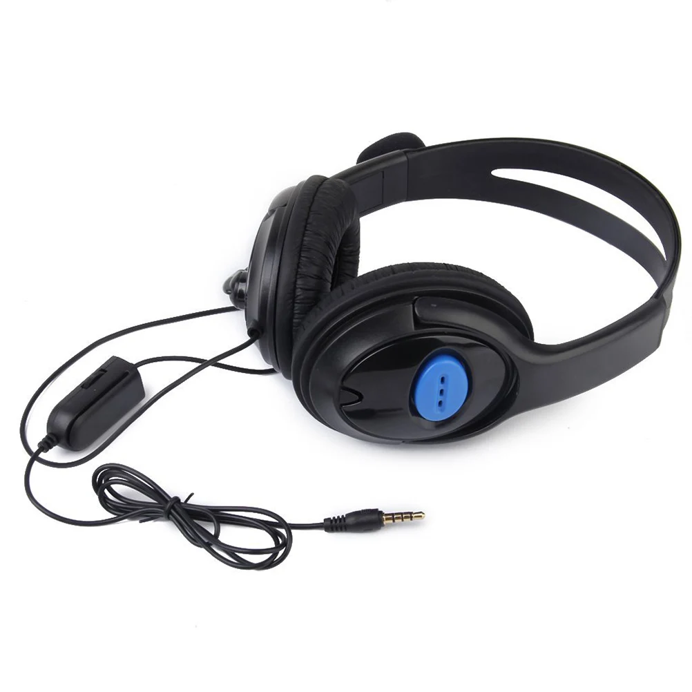 

Stylish .5Mm Double Earpiece Stereo Headphone Headset Earphone Angle Adjustable Mic Extra Long Lead Clear Sound Bass