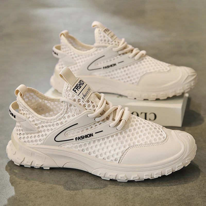 

Men's Lightweight Sports Running Shoes fashion Tennis Comfortable Breathable Walking Shoes High Quality Men Mesh Casual Sneakers