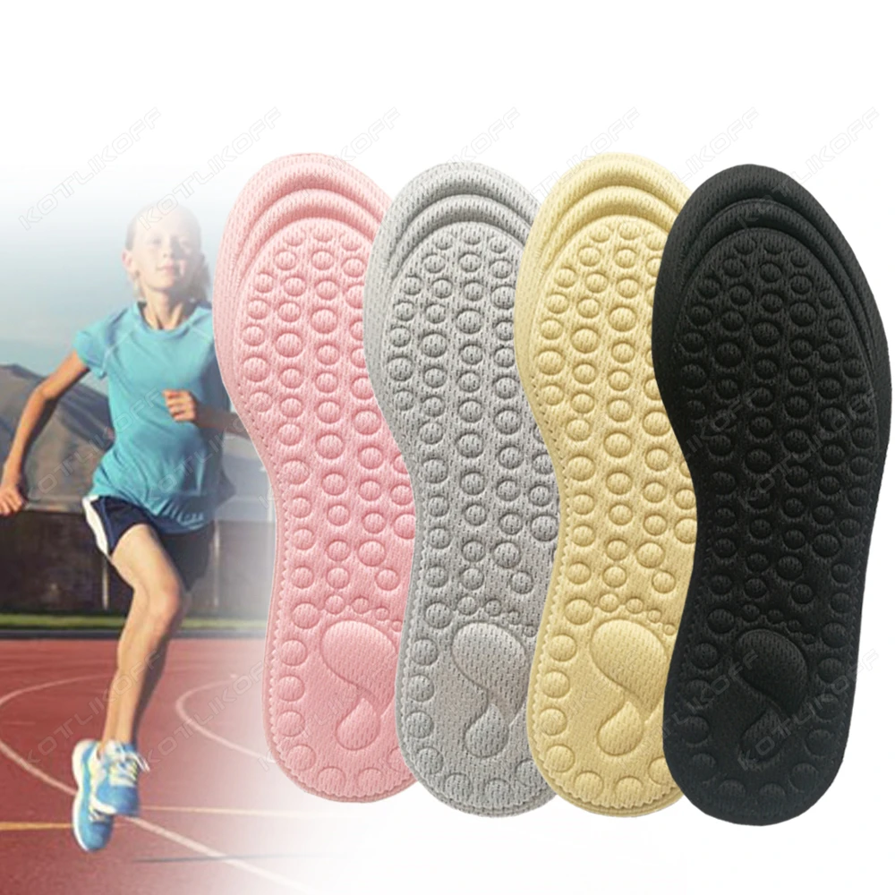Picture 6: 2 PCS Kids' Memory Foam Insoles Breathable Deodorize Children's Sports Insoles Sweat Absorbent Soft for Running Sneaker Insoles