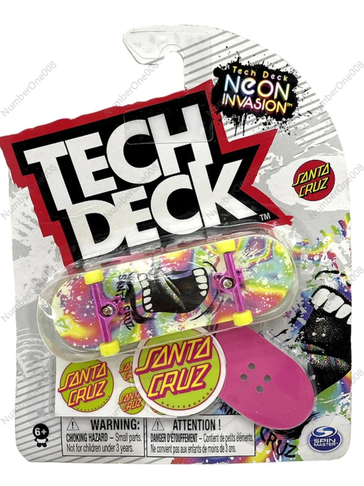 Tech Deck Fingerboard T Professional Santa Cruz Desktop Blind Finger Skateboard