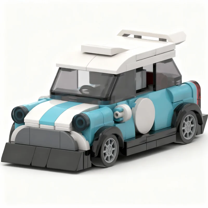 

176pcs MOC Racing Mini Cooper City Champions Model Building Blocks Construction Toy Christmas Gifts DIY Creative Idea Education