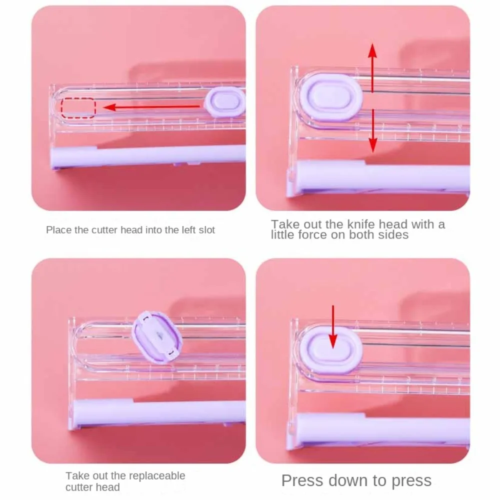 Penknife Two-way Paper Cutting Machine Small Office Supplie Photo Cutting Machine Portable Scrapbook Paper Trimmer