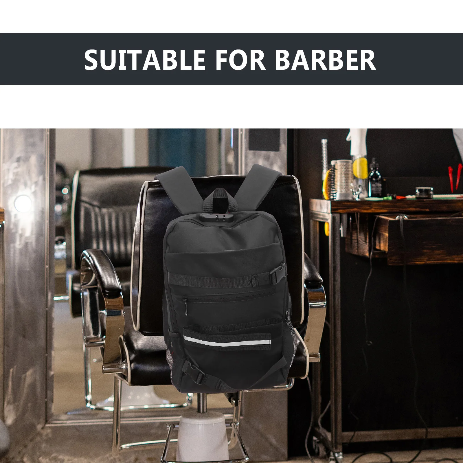 

Anti-theft Skateboarding Backpack Black Music USB Men Business Large Capacity Storage Shoulder Pack Rucksack Sports