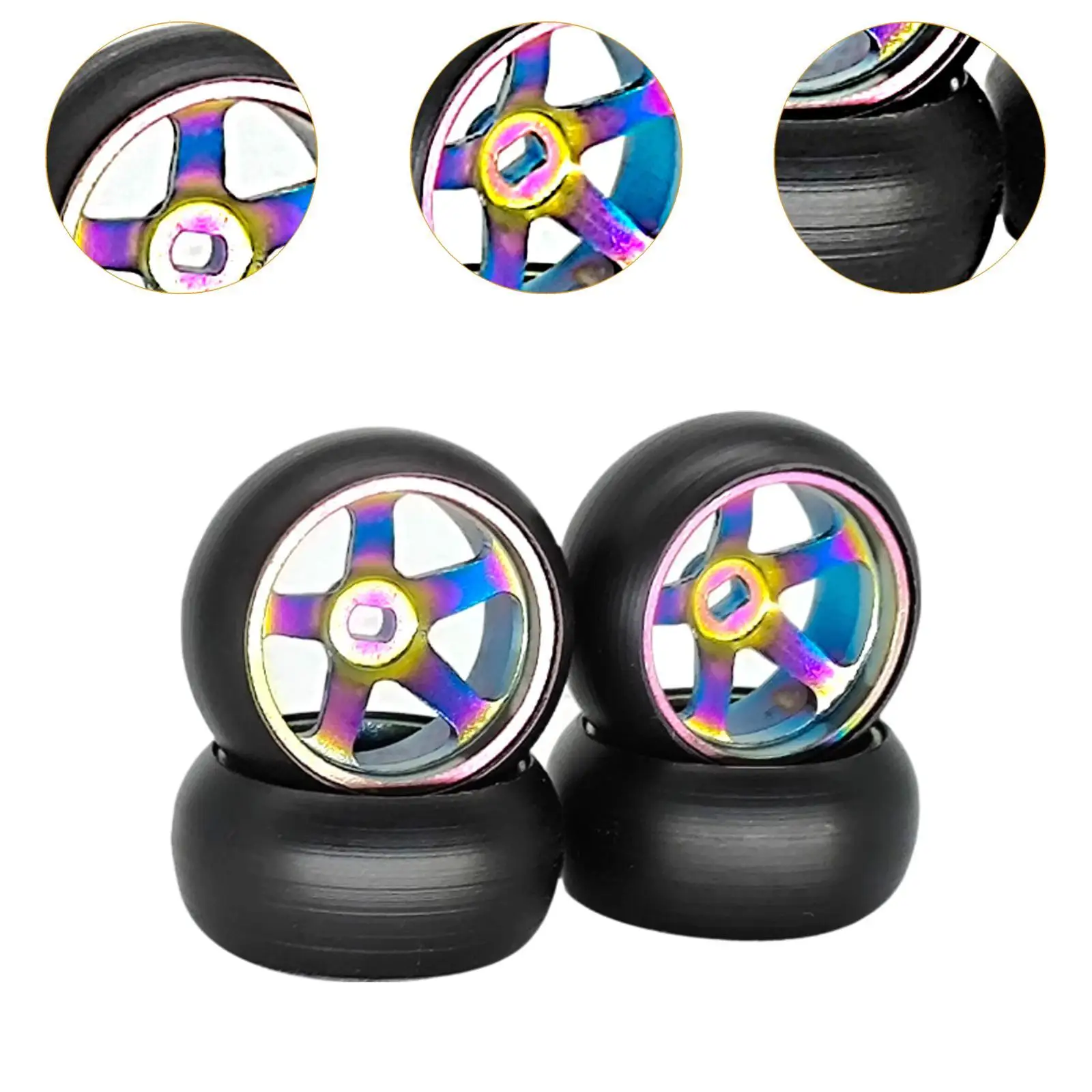 4 個 1:28 RC タイヤホイール交換用 RC ホイールリムハブ P929 Dgawd 284131 用