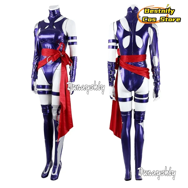 أزياء تنكرية لفتاة السنجاب Psylocke/السنجاب بدلة نسائية رائعة للإناث تمويه الخيال أنيمي كرنفال حفلة خارج