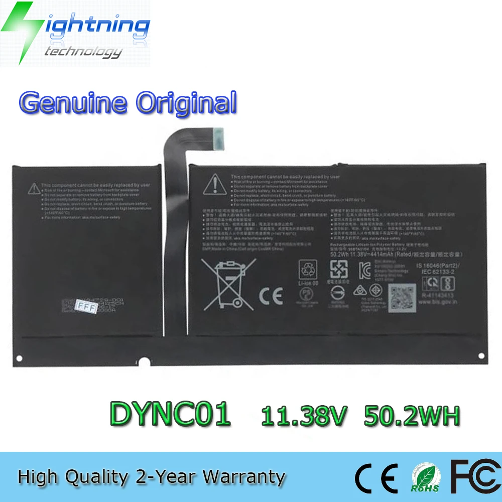 

New Genuine Original DYNC01 11.38V 50.2Wh Laptop Battery for Microsoft Surface Pro 8 1982 1983 Table