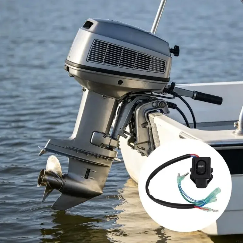 

Cowl Mounted Motor Adjustment Handle Including AWG 20 Wiring Designed For Boat Models