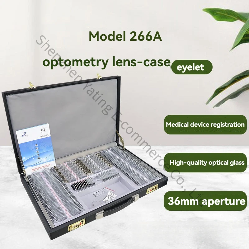 New 266 Pieces of Optometry Lens Box, Insertion Box, Plastic Ring Optometry Box, Eyeglass Store Inspection CD