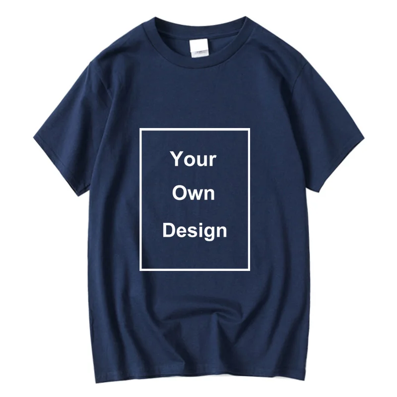 XINYI Men's 100% Cotton T-shirt Customizable Design Hand-Painted Unique Fashion Casual Wear