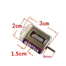 Micro FK-130 Carbon Brush Motor DC 3.7V 6V 7.4V 8.4V High Speed Mini 130 Strong Engine Cooling Hole for RC 4WD Racing Slot Car