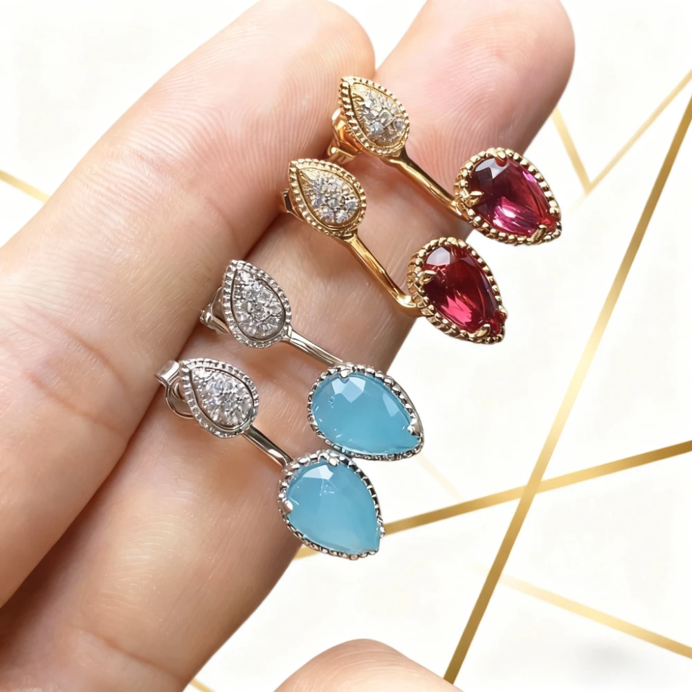 

Модные серьги-подвески «Фритиллария» 2026 года с жемчужной окантовкой и сверкающей инкрустацией из циркония, уникальный элегантный дизайн