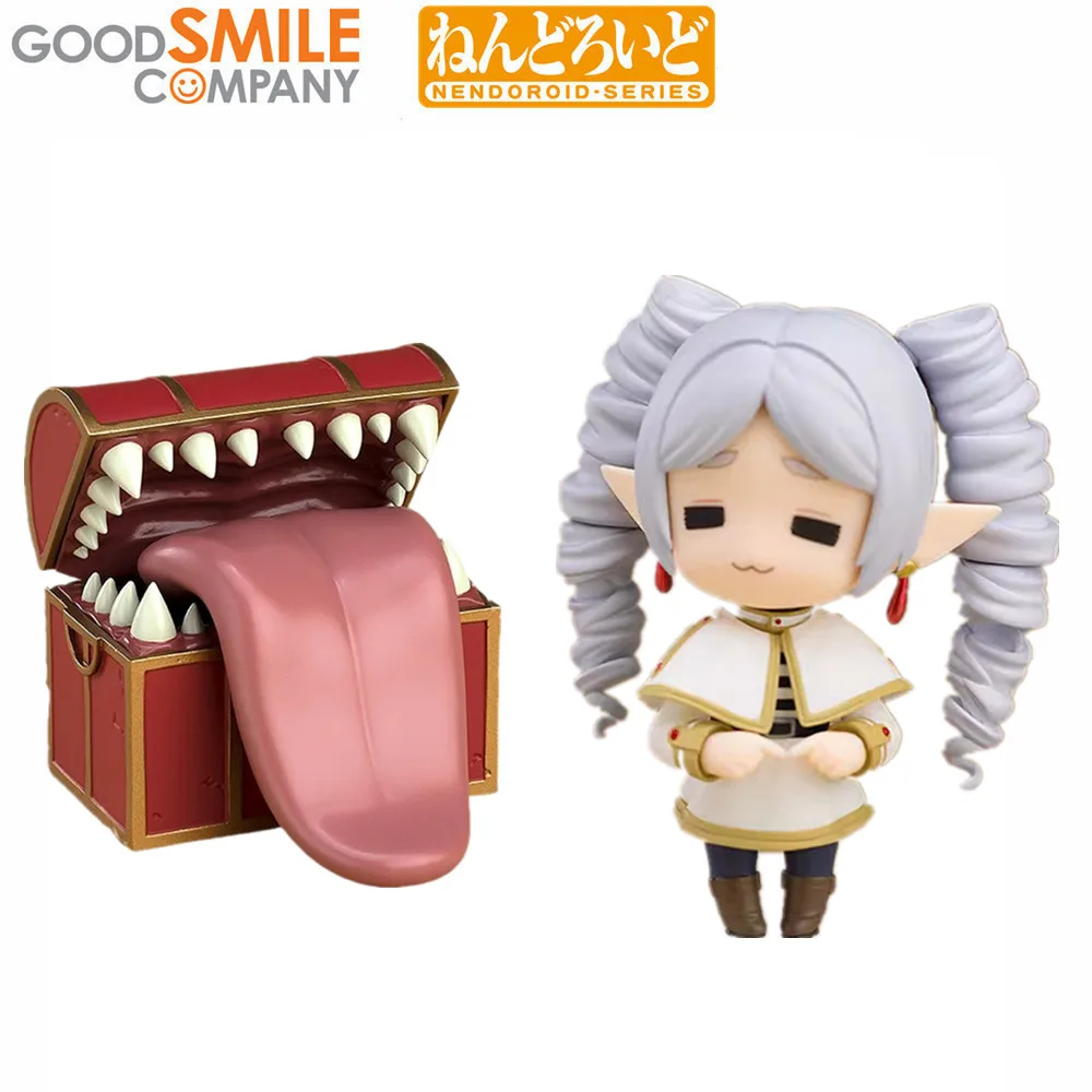 original-frieren-beyond-journey's-end-treasure-box-monster-kwaii-q-ver-figuras-de-anime-de-juguete-modelo-de-pvc-coleccion-de-accion-regalo-de-muneca