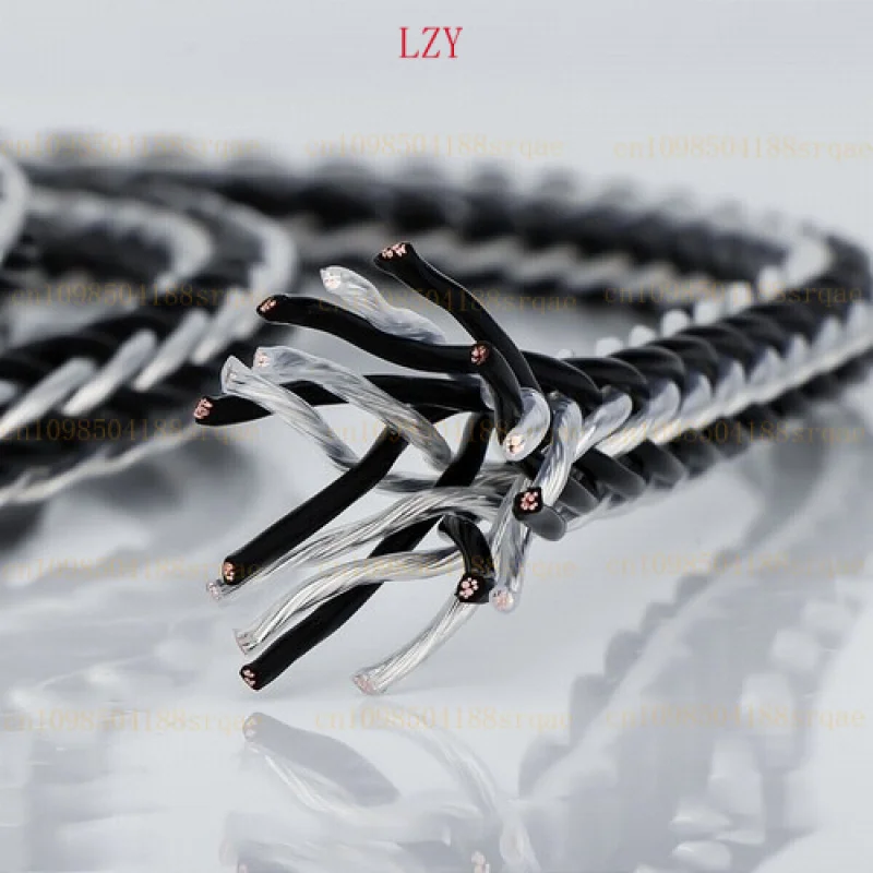 

1 м 8AWG HiFi 8TC 16-жильный оптовый кабель 8N OCC чистая медь шнур динамика «сделай сам»