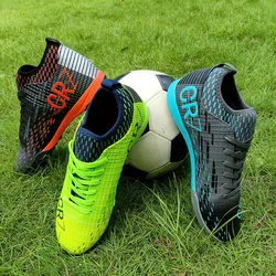 New Men CR7 Turf Soccer Cleats Football Boots Breathable Sport Outdoor TF Training Shoes Grass Futsal Match Sport Drop Shipping