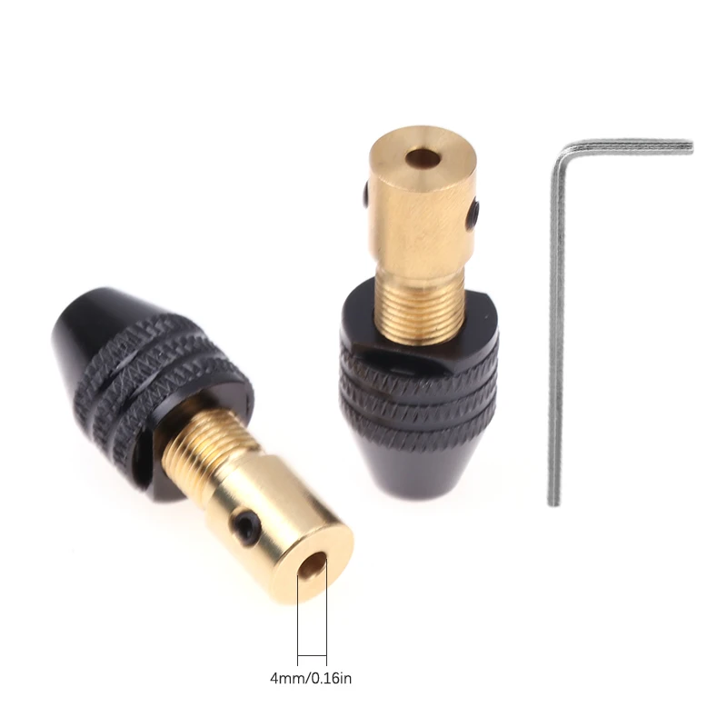 Mini pinza de taladro de 4mm, Micro taladro de estilo liso, broca autoajustable, herramienta, mandril, adaptador de cambio rápido, broca adaptable para carpintería
