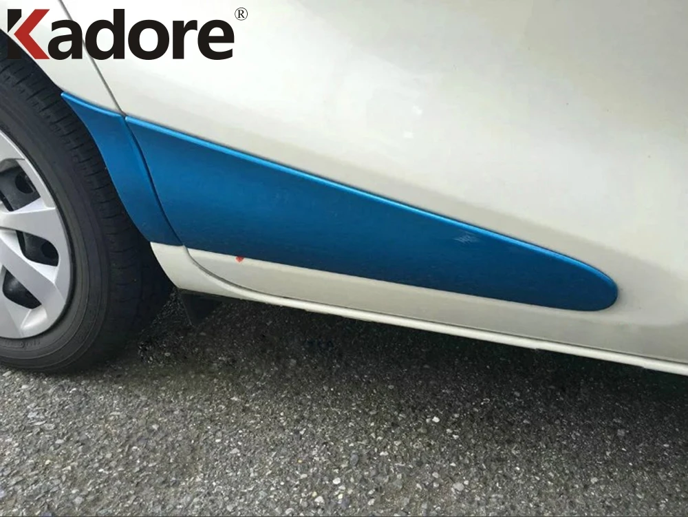 Side Door Body Molding Trim For Toyota Sienta 2015 2016 2017 XP170 Chrome Car Door Panel Decoration Garnish Strips Accessories