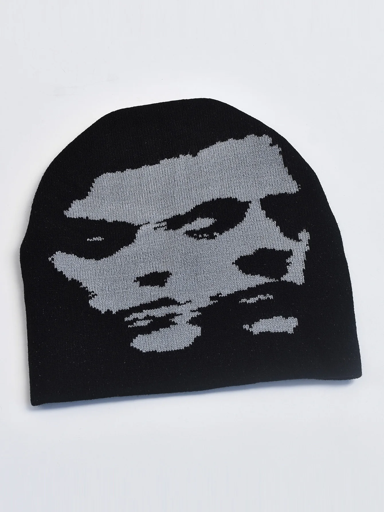 Czapka dziewiarska dla mฤลผczyzn, kobiet, modna czapka z pulowerem Y2k Goth, ciepลe czapki typu beanie
