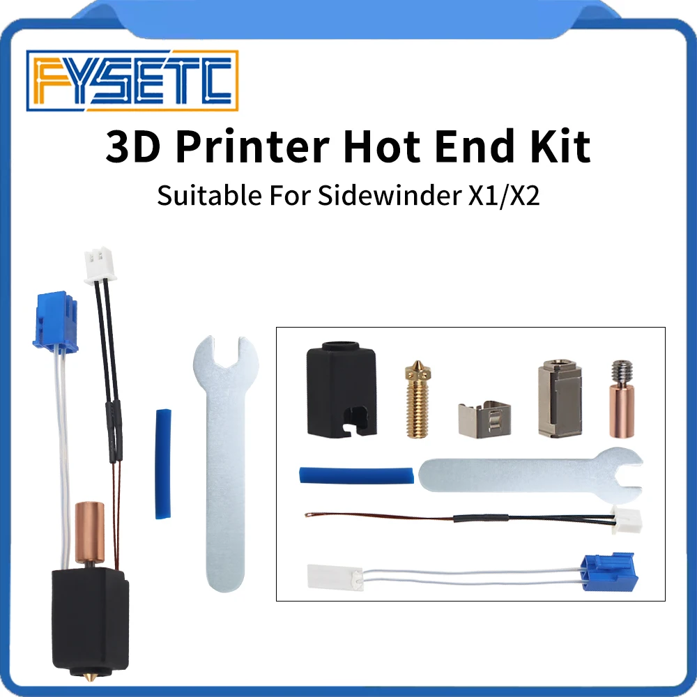 New Upgraded Hotend KitFor Artillery Sidewinder X1/X2 Genius High Temperature Resistant and High Quality 3D Printer Accessories