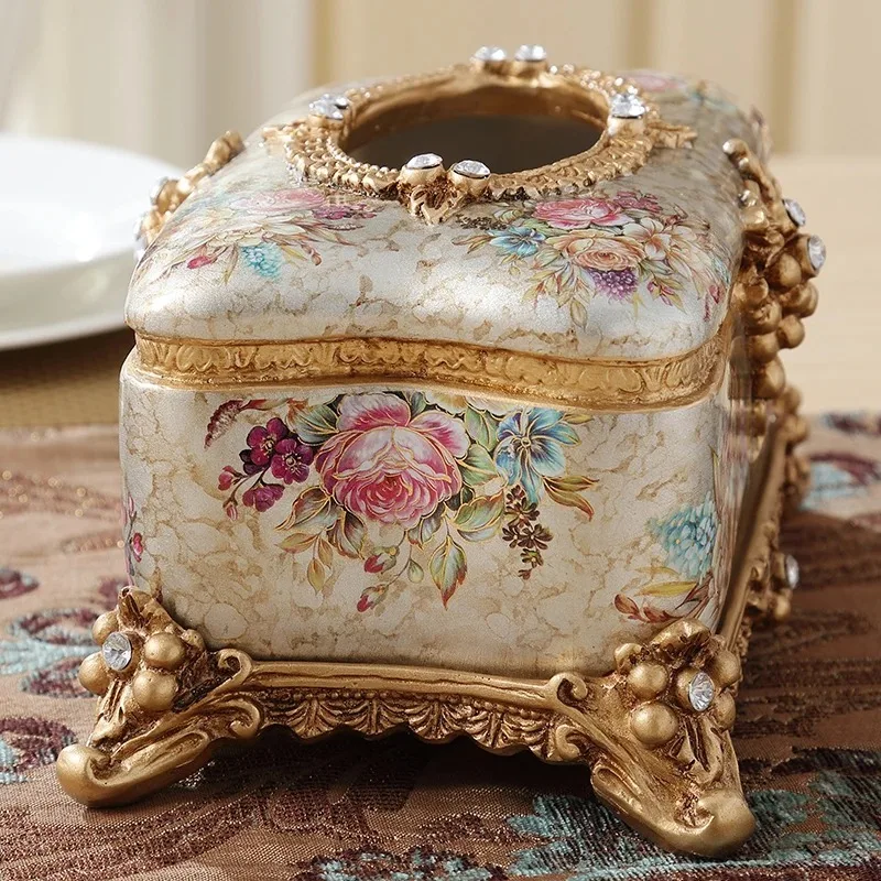 

Европейский ретро-стиль, коробка для салфеток, орнамент, креативная картонная коробка для накачки, красивый подарок, декоративная коробка для носовых платков