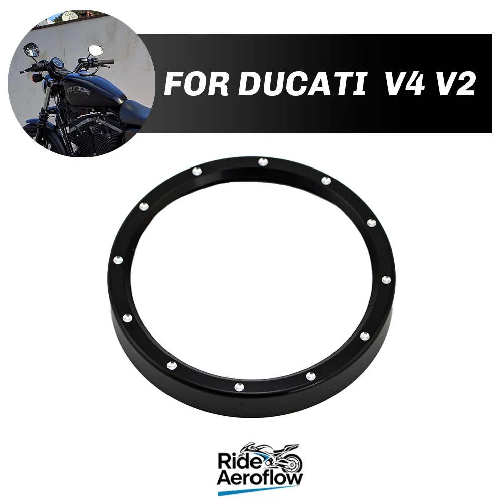 

Motorcycle Black Speedometer Trim Bezel Cover Billet CNC Cut For Harley Sportster 883 1200 XL XR X48 72